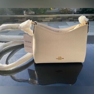 SOLD NWT Coach Laurel Small Shoulder Bag in White